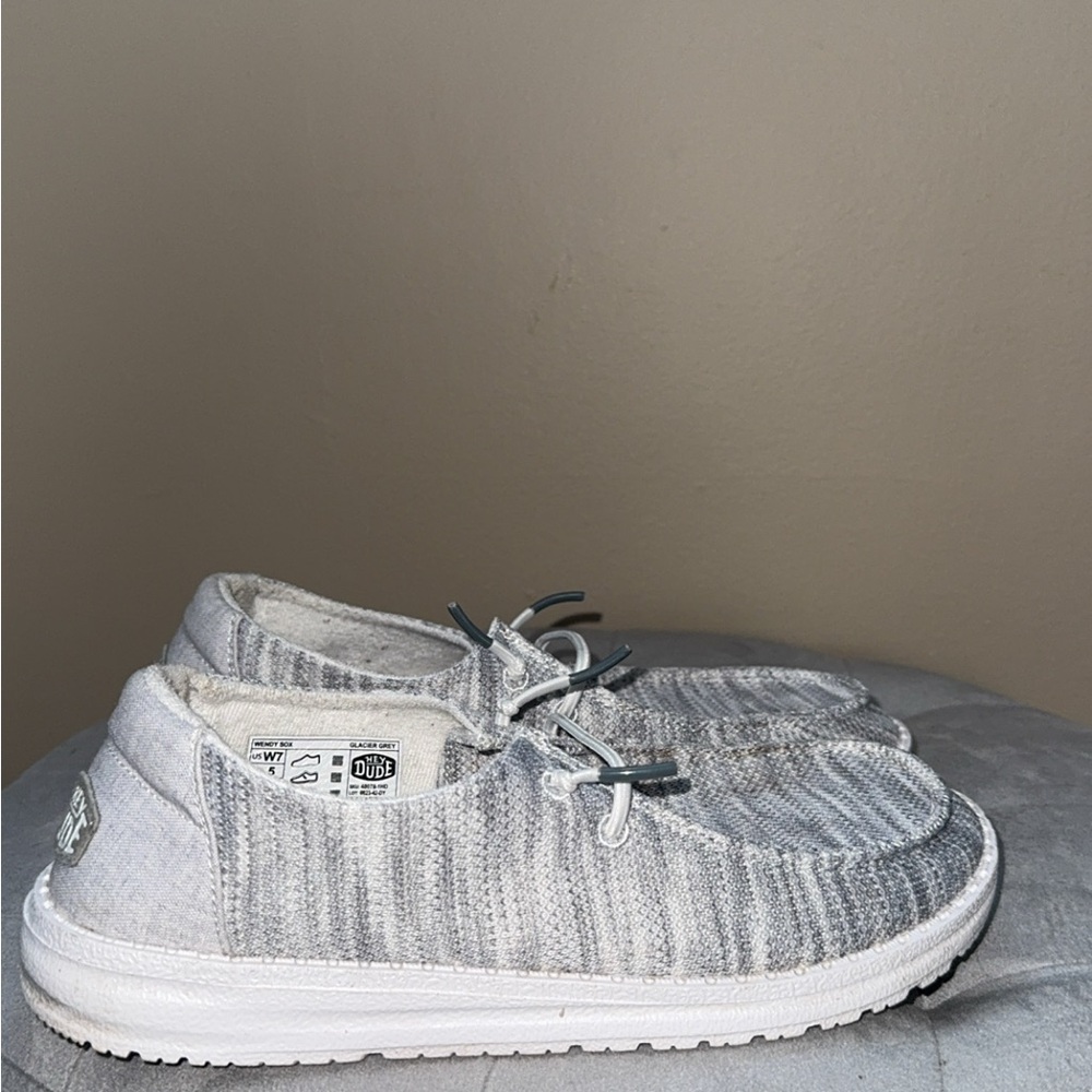 Hey Dude Glacier Gray Slip-On Shoes